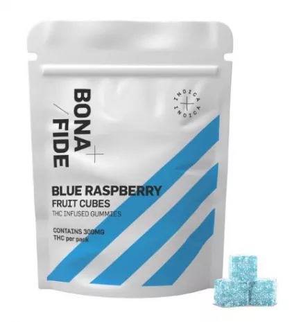 BONAFIDE FRUIT CUBES - BLUE RASPBERRY (300MG)
