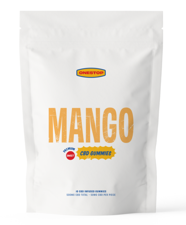 ONESTOP - MANGO CBD GUMMIES (500MG)