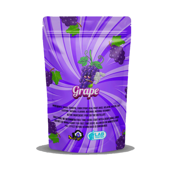 Sky High Edibles – GRAPE THC Gummies (600mg)