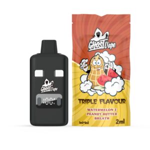 GHOST VAPE ~ WATERMELON Z / PEANUT BUTTER BREATH ~ 2G