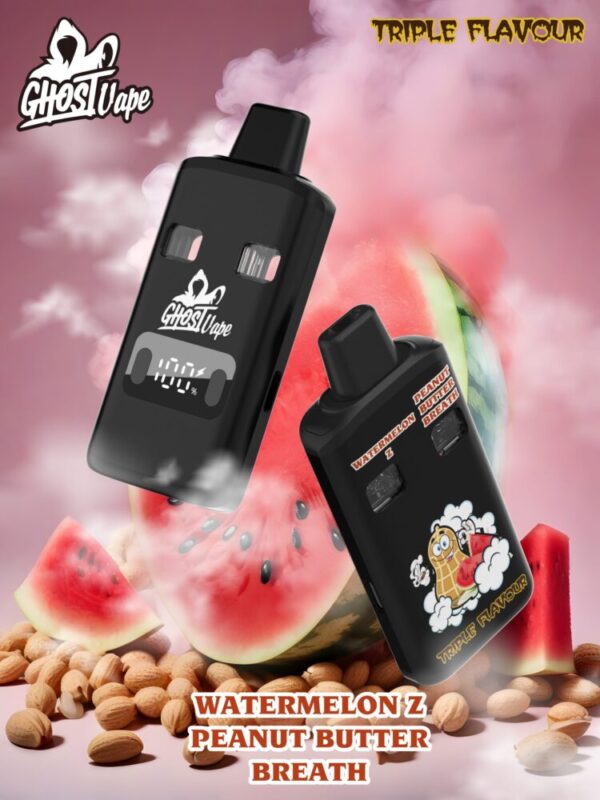 GHOST VAPE ~ WATERMELON Z / PEANUT BUTTER BREATH ~ 2G