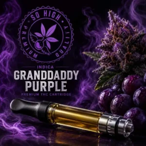 SO HIGH ~ CARTRIDGE ~ GRAND DADDY PURPLE ~ 1ML