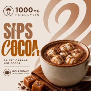 EUPHORIA PSYCHEDELICS ~ MUSHROOM SALTED CARAMEL SIPS ~ 1000MG
